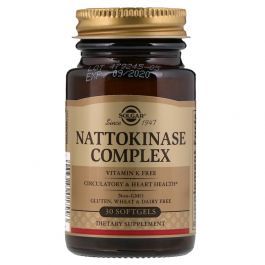 Solgar Nattokinase Complex, 30 Softgels